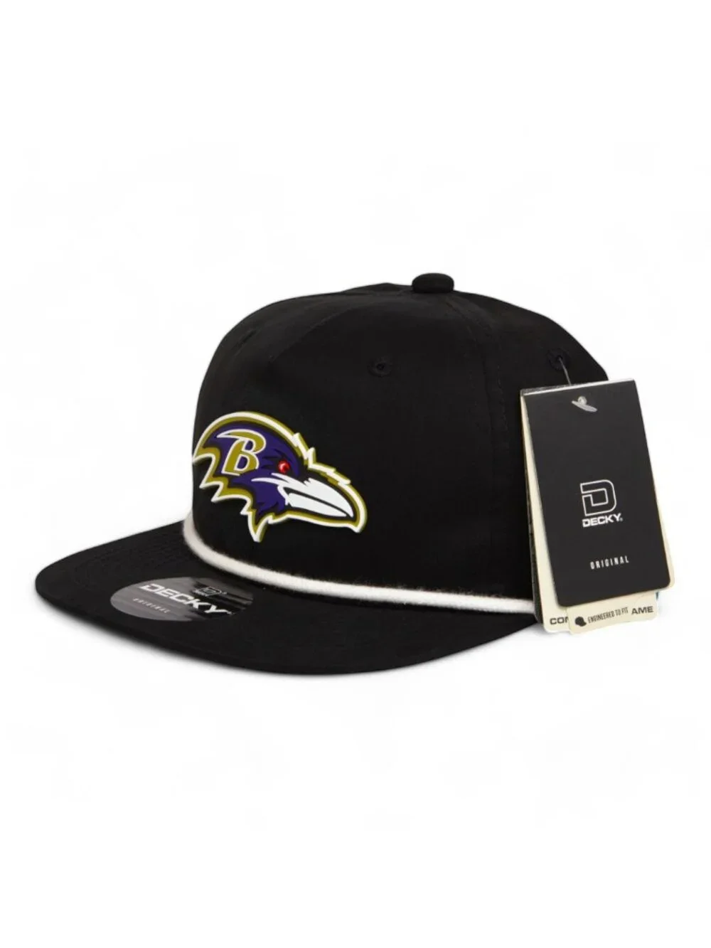 Baltimore Ravens 3D Classic Rope Hat- Black/ White